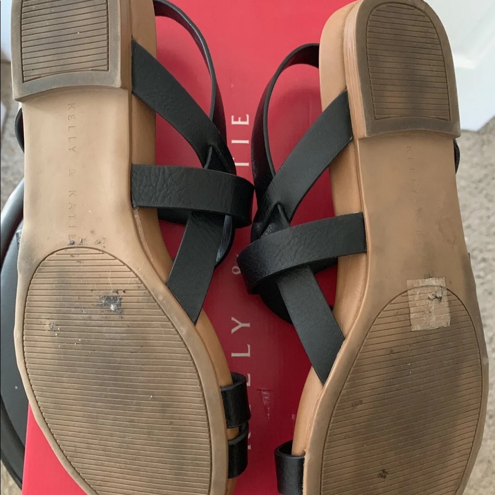 Kelly & Katie Women’s Black Sandals Size 6 - Picture 7 of 7